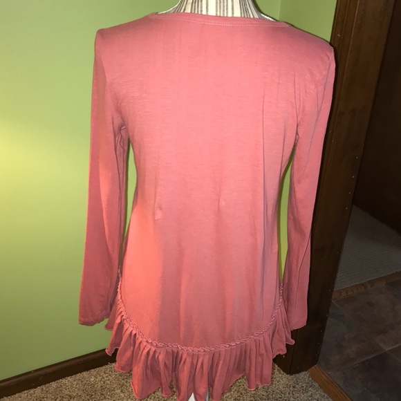 LOGO PINK LONG SLEEVE TEE - Picture 4 of 5